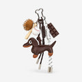 Bruno Dachshund Bag Charm