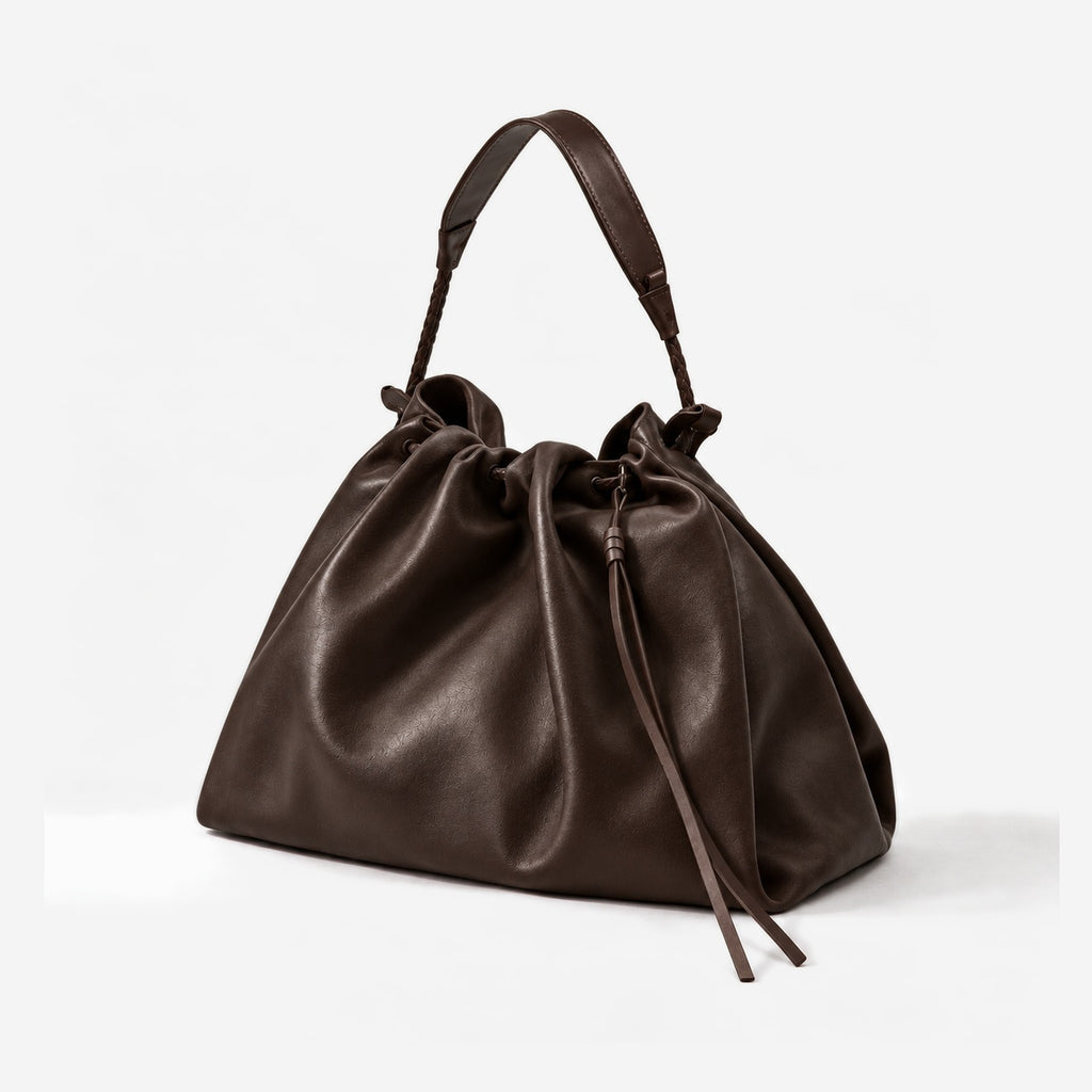 Medium Gather Bag Set in Ebony