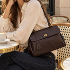 The Marta Turn-Lock Shoulder Bag