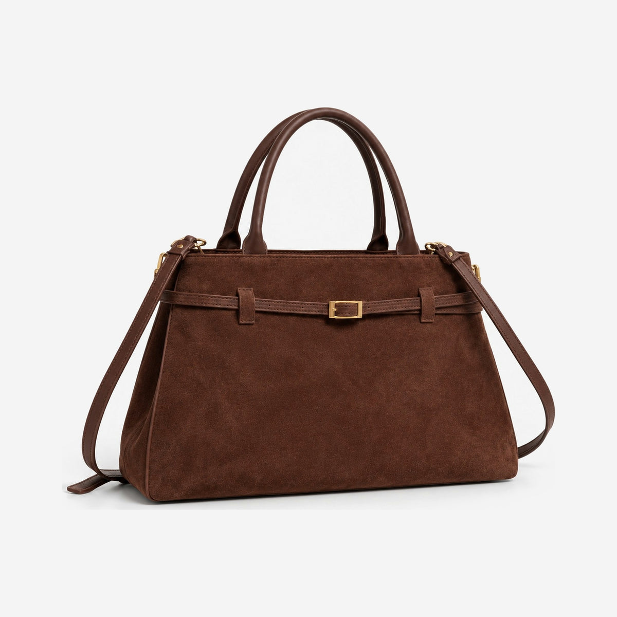 The Livia Suede-Look Bag