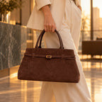 The Livia Suede-Look Bag