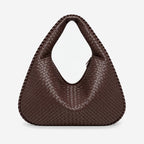 The Nora Woven Hobo in Chocolate