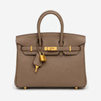 The Odette Top-Handle Bag in Taupe